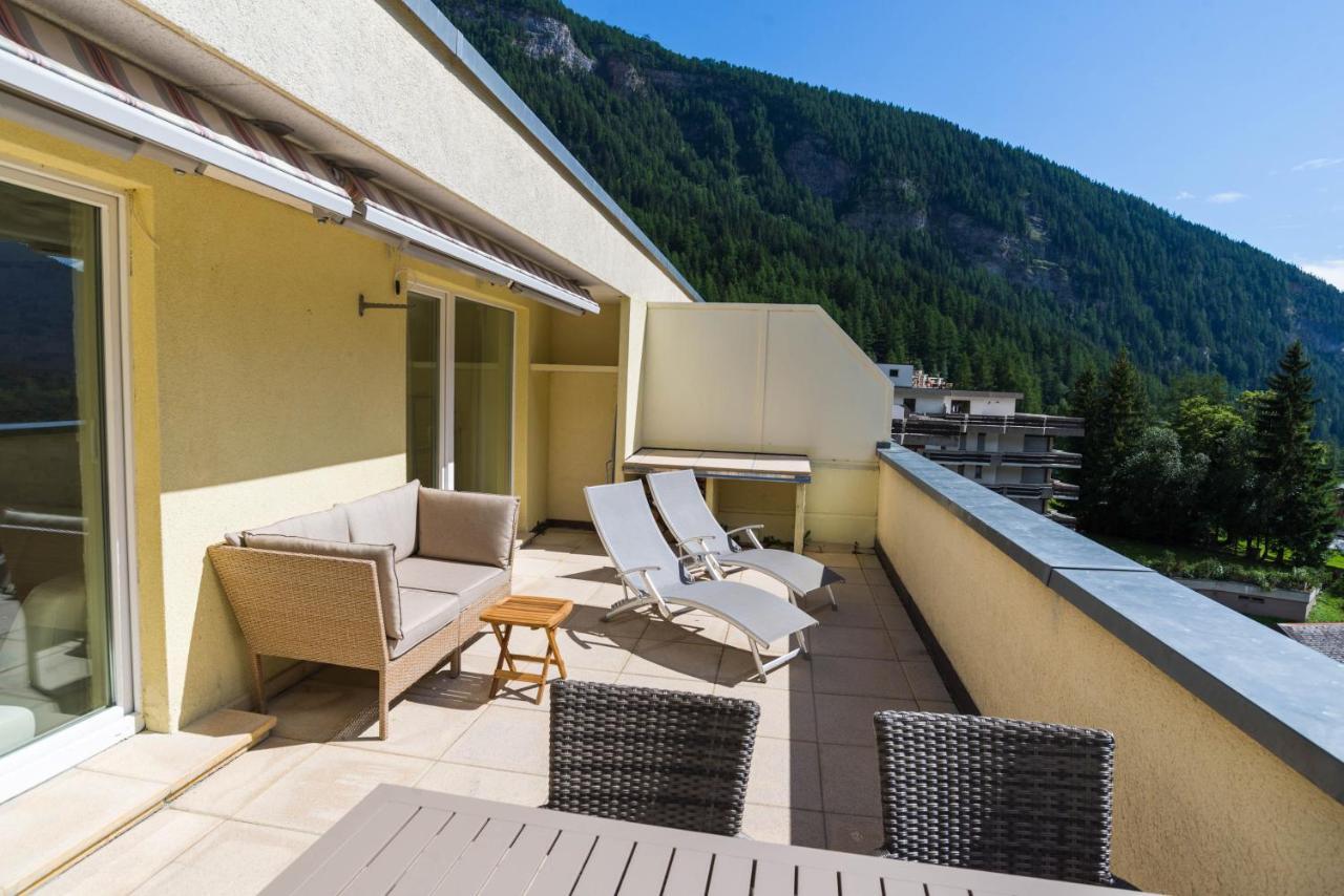 Haus Cristal - 1441M Apartment Leukerbad Luaran gambar